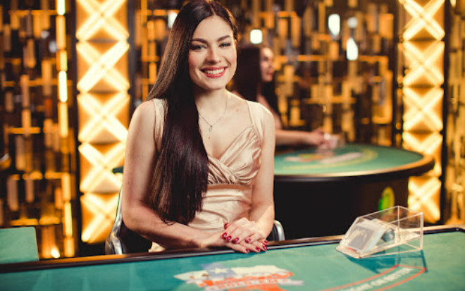 Texas Holdem Poker Table Dengan Dealer Slot Pantauan Krisis